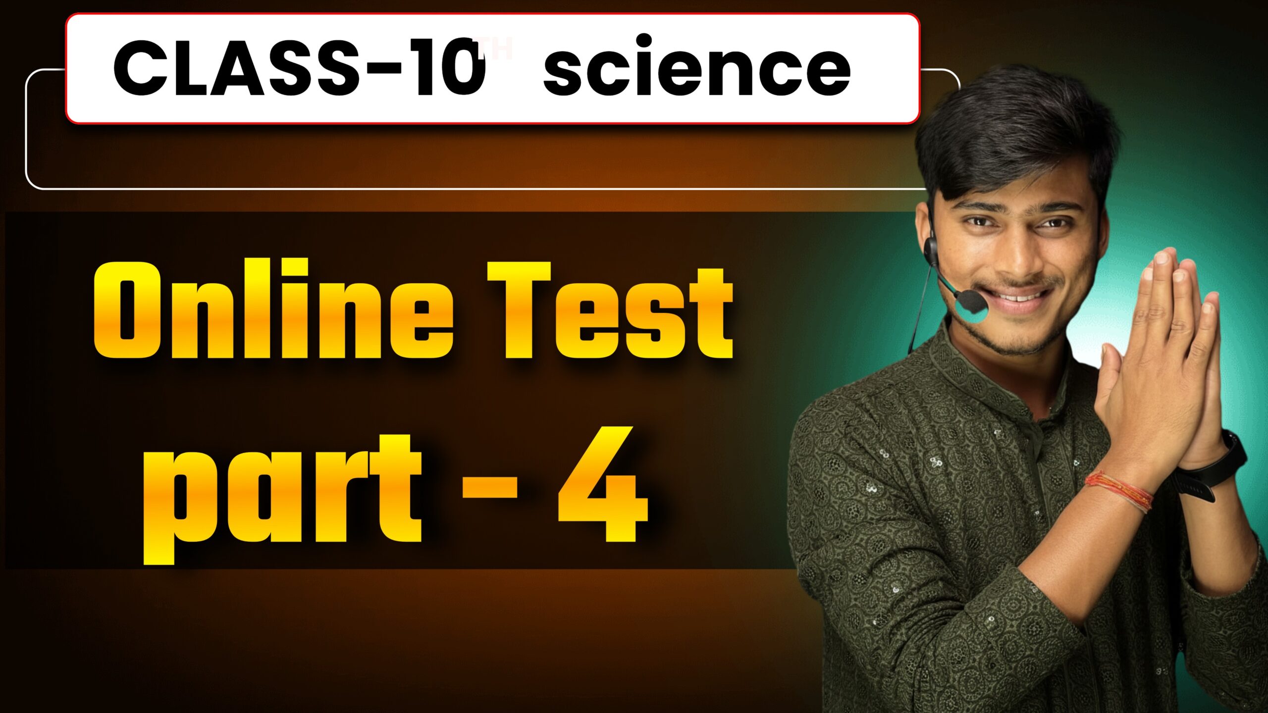 class 10th science set 4 online Test