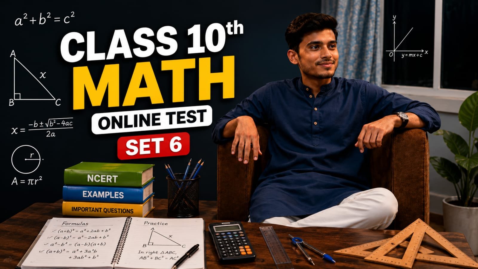 Class 10th math online Test set-6