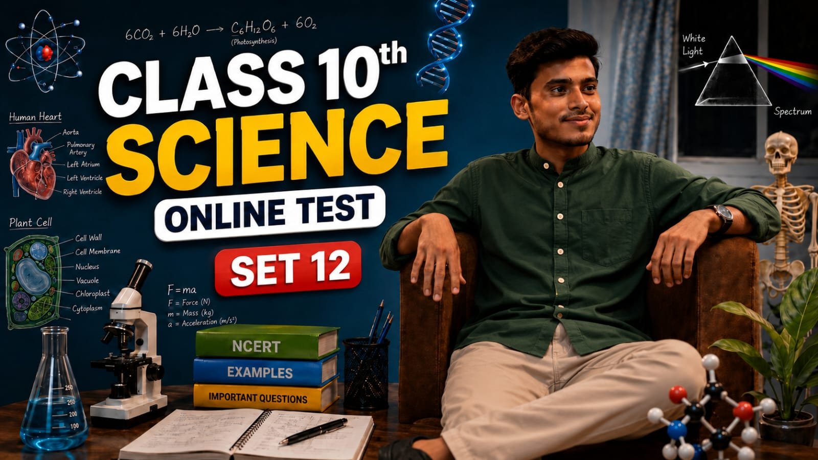 Class 10th science online Test set-12