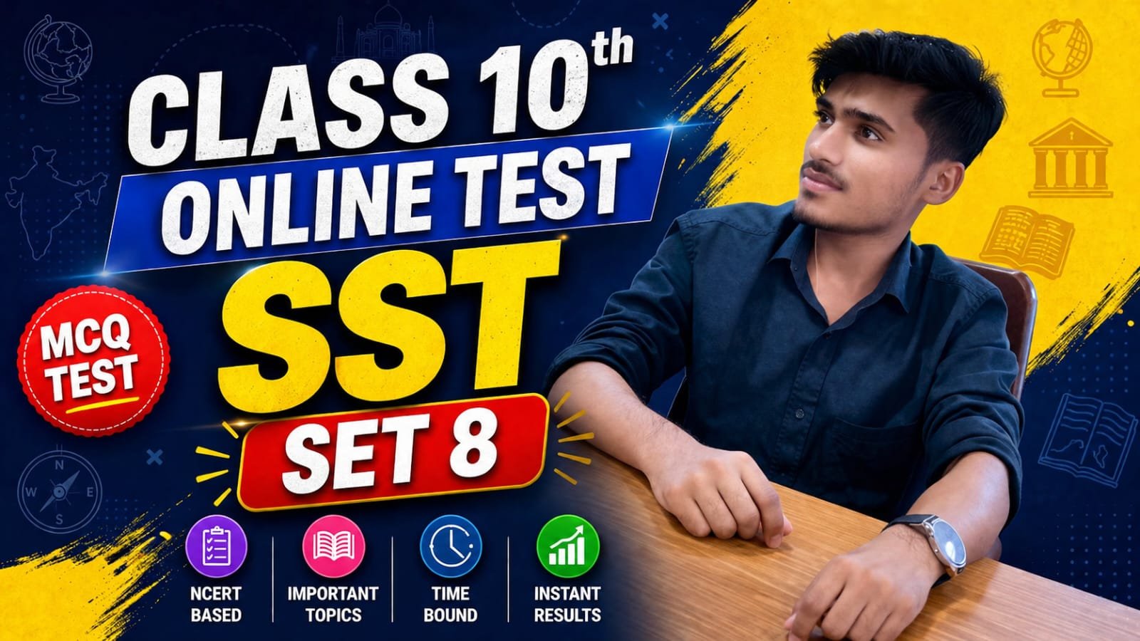 Class 10th sst online Test set-8